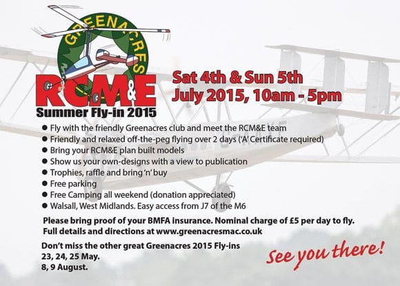 RCM&E Summer Fly-in 2015