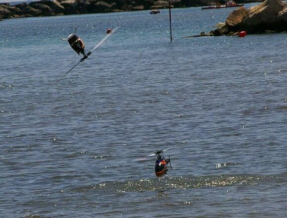 Heli Smack Down on the beach!